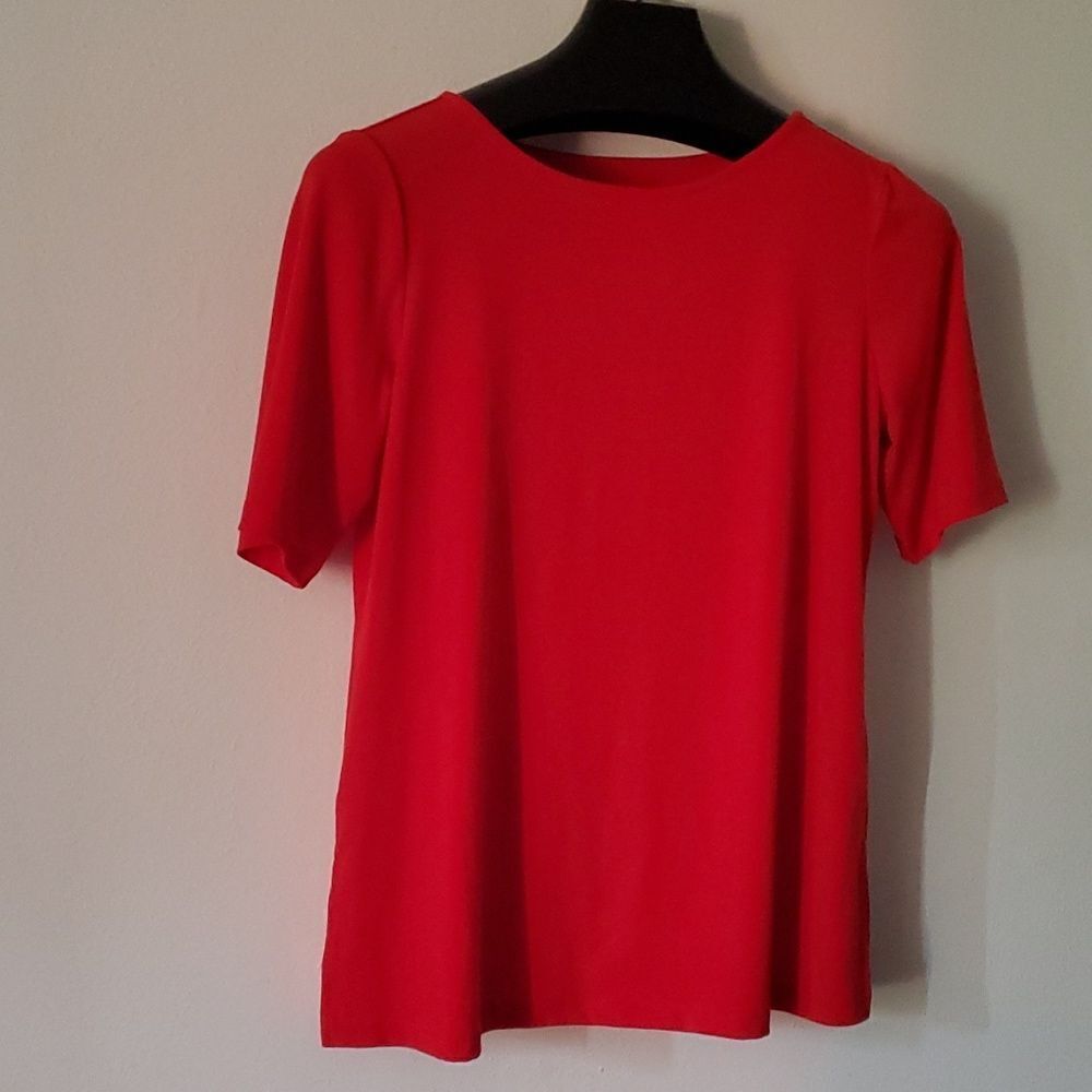 Susan Graver Modern Essential poppy Red M